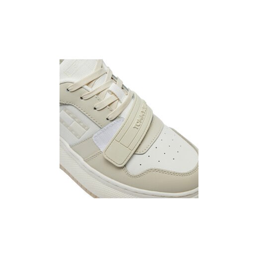 Tommy Jeans Sneakersy Tjw Retro Basket Flatform Velcro EN0EN02573 Écru Tommy Jeans 38 MODIVO