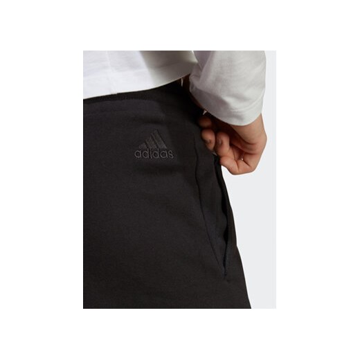 adidas Szorty sportowe Essentials Big Logo French Terry Shorts IC9401 Czarny S MODIVO