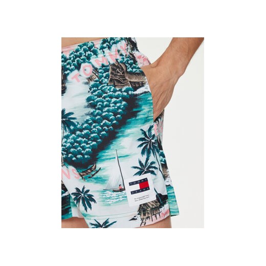 Tommy Hilfiger Szorty kąpielowe UM0UM03150 Kolorowy Regular Fit Tommy Hilfiger M MODIVO