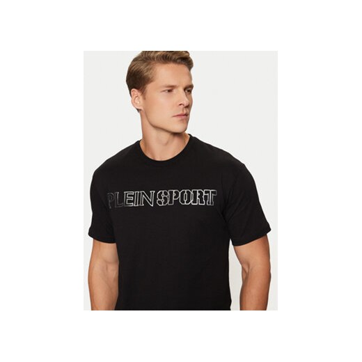 Plein Sport T-Shirt AADC MTK7942 STE001N Czarny Regular Fit Plein Sport M MODIVO