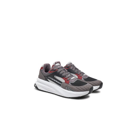 EA7 Emporio Armani Sneakersy X8X178 XK382 U036 Szary 42_23 MODIVO