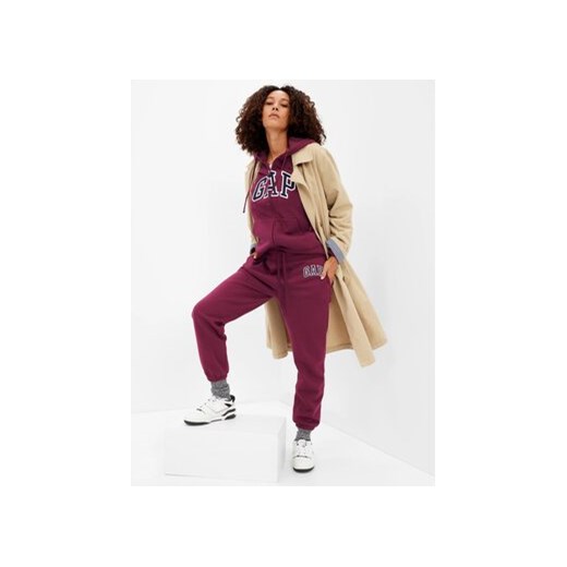 Gap Spodnie dresowe 463492-03 Bordowy Regular Fit Gap XXS MODIVO