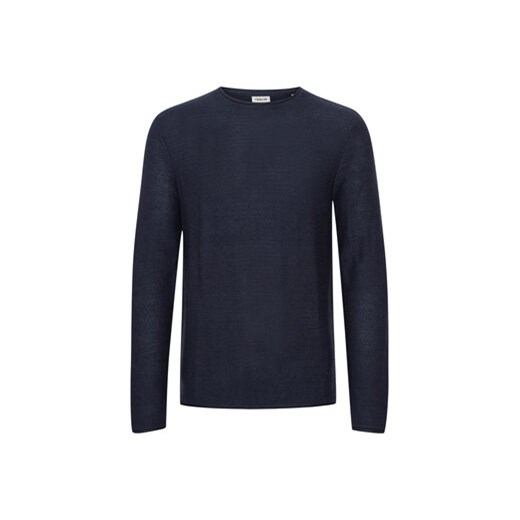 Solid Sweter 21104152 Granatowy Regular Fit Solid S MODIVO