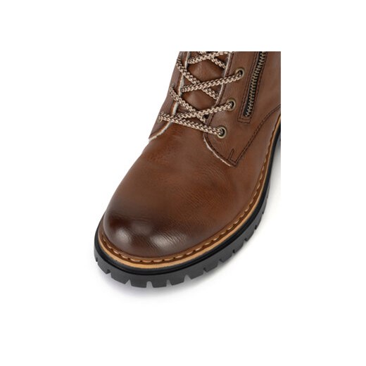 Rieker Botki 72608-24 Brązowy Rieker 36 MODIVO