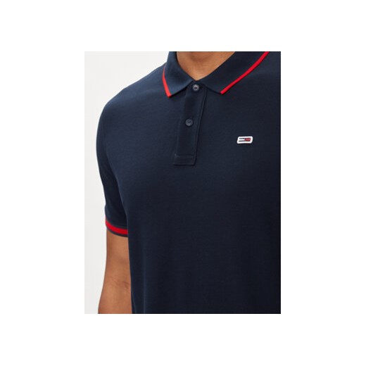 Tommy Jeans Polo Flag DM0DM12963 Granatowy Regular Fit Tommy Jeans S MODIVO