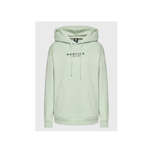 Kaotiko Bluza Unisex Vancouver AL006-05-G002 Zielony Relaxed Fit Kaotiko M MODIVO