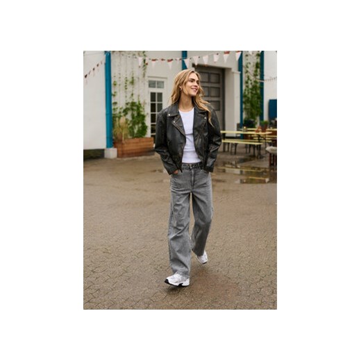 Kaffe Jeansy Ryana 10508745 Szary Wide Leg Kaffe 42 MODIVO