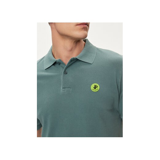 Save The Duck Polo Ovidio DR1213M-BATE18 Zielony Regular Fit Save The Duck S MODIVO