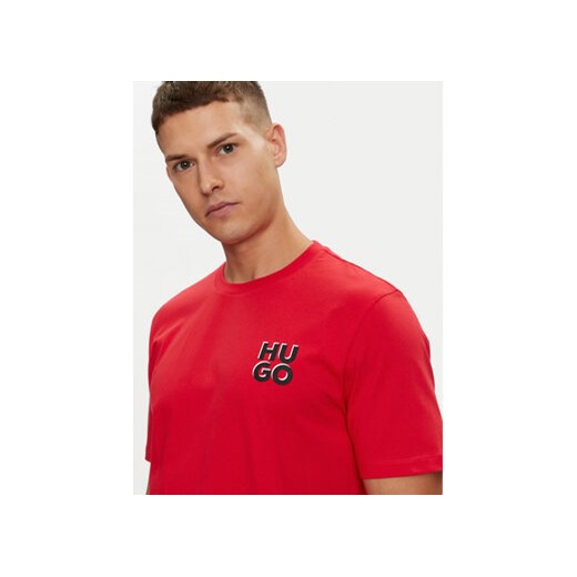 Hugo T-Shirt Dimoniti 50522434 Czerwony Regular Fit XS MODIVO