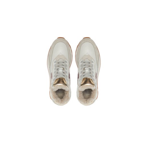 Voile Blanche Sneakersy Qwark Hype Fur Woman 0012017945.02.2B91 Beżowy Voile Blanche 35 MODIVO