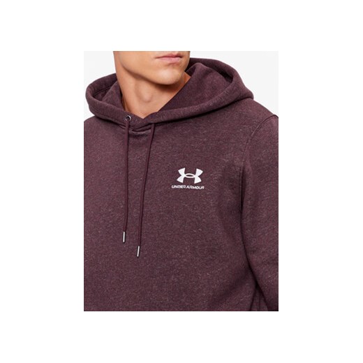 Under Armour Bluza Ua Essential Fleece Hoodie 1373880 Bordowy Loose Fit Under Armour M MODIVO