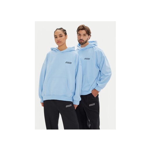 2005 Bluza Unisex Basic Niebieski Regular Fit XL MODIVO