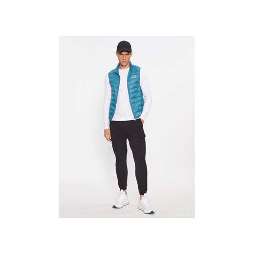 EA7 Emporio Armani Kamizelka 8NPQ01 PN29Z 1584 Niebieski Regular Fit XL MODIVO