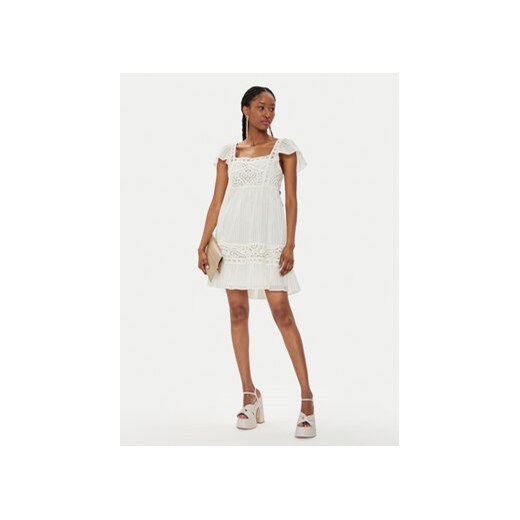 TWINSET Sukienka letnia 241TT3170 Écru Regular Fit Twinset L MODIVO