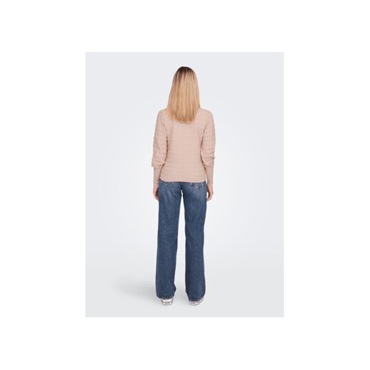 ONLY Sweter 15264797 Różowy Regular Fit XL MODIVO