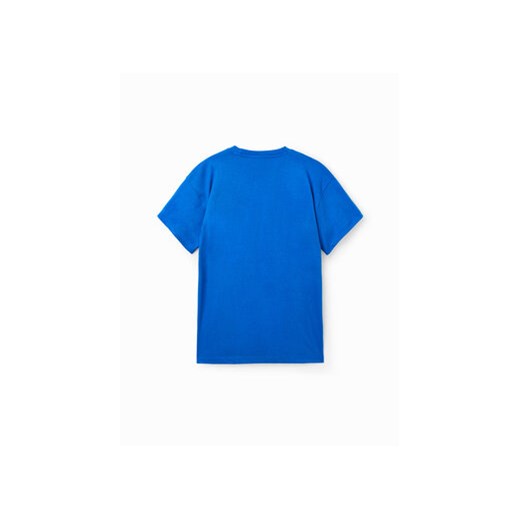 Desigual T-Shirt 23SBTK09 Niebieski Regular Fit Desigual 5_6Y MODIVO