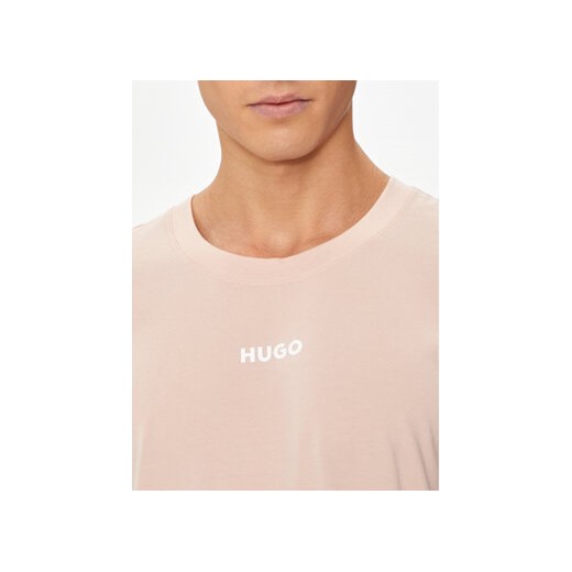 Hugo T-Shirt Linked 50518646 Różowy Relaxed Fit L MODIVO