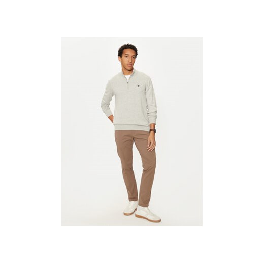 U.S. Polo Assn. Sweter MUP2963 Szary Regular Fit XXL MODIVO