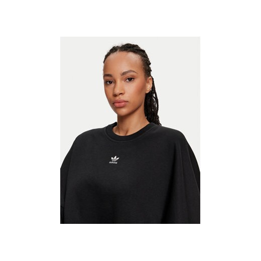 adidas Bluza Essentials IW0953 Czarny Loose Fit L MODIVO