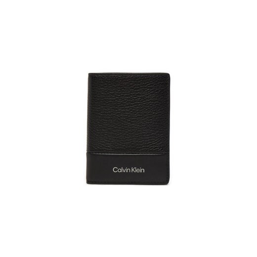 Calvin Klein Portfel męski K50K512303 Czarny Calvin Klein uniwersalny MODIVO