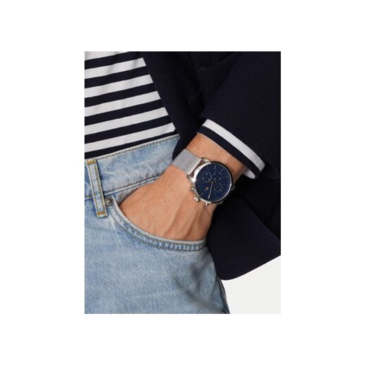 Lacoste Zegarek 2011256 Srebrny Lacoste uniwersalny MODIVO