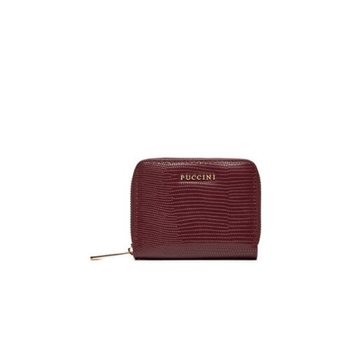 Puccini Mały Portfel Damski BLP838B Bordowy Puccini one size MODIVO