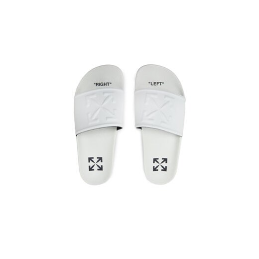 Off-White Klapki OWIC006S22MAT0010100 Biały 36 MODIVO