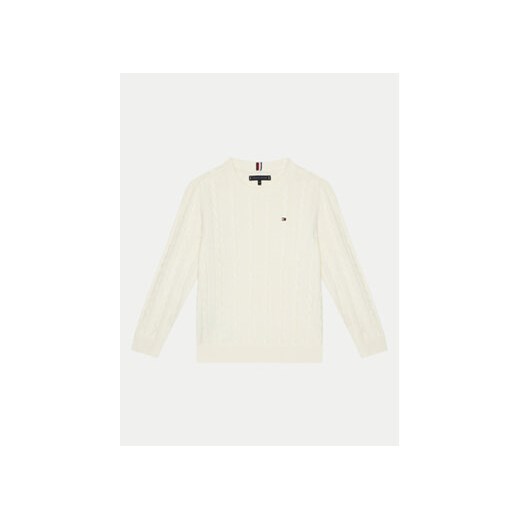 Tommy Hilfiger Sweter KB0KB09348 Écru Regular Fit Tommy Hilfiger 40 MODIVO