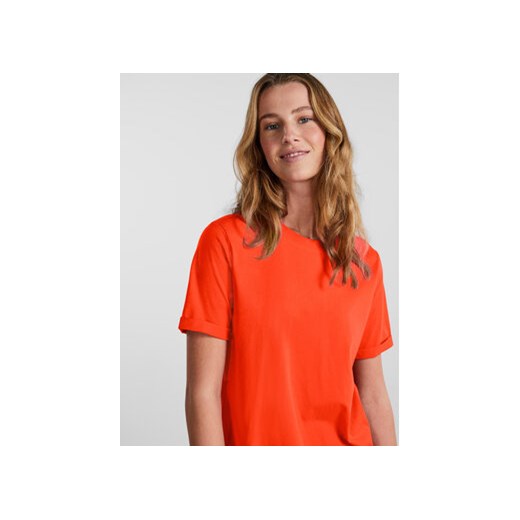 Pieces T-Shirt Ria 17086970 Czerwony Regular Fit Pieces XXS MODIVO