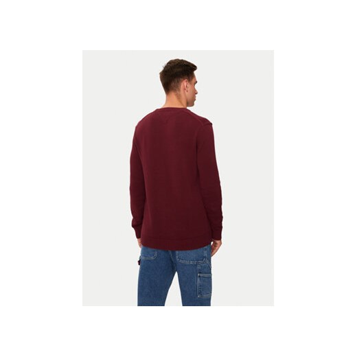 Tommy Jeans Sweter Essential DM0DM18370 Bordowy Slim Fit Tommy Jeans 3XL MODIVO