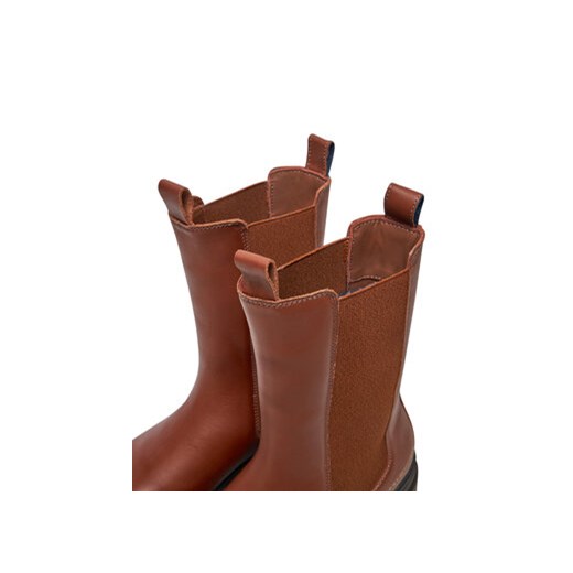 Tommy Hilfiger Sztyblety Monochromatic Chelsea Boot FW0FW06730 Brązowy Tommy Hilfiger 38 MODIVO