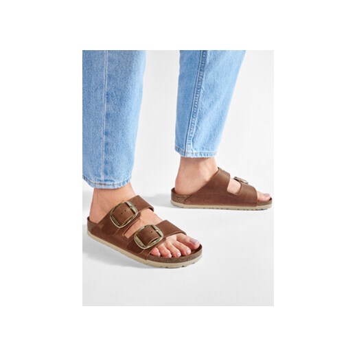 Birkenstock Klapki Arizona Big Buckle 1011073 Brązowy 36 MODIVO