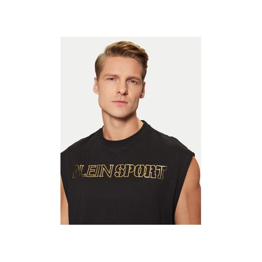 Plein Sport Tank top AADC MTK7943 STE001N Czarny Regular Fit Plein Sport XXL MODIVO