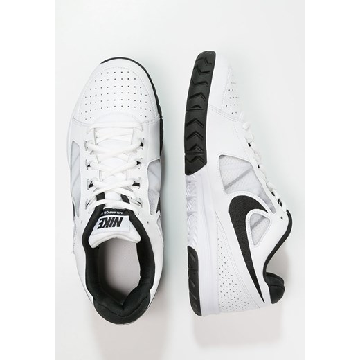 Nike Performance AIR VAPOR ACE Obuwie do tenisa Multicourt white/black zalando bialy skóra
