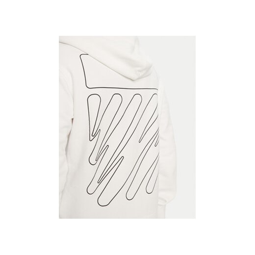 Off-White T-Shirt OMBB097F22FLE0150110 Biały Regular Fit S MODIVO