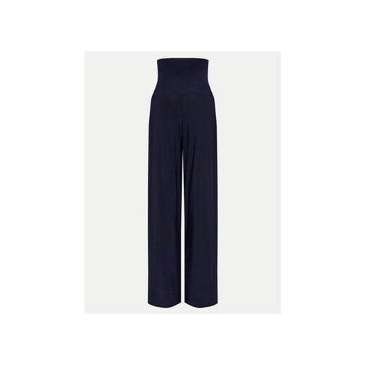 NORMA KAMALI Spodnie palazzo KK2247PL014951 Granatowy Wide Leg Norma Kamali XS MODIVO