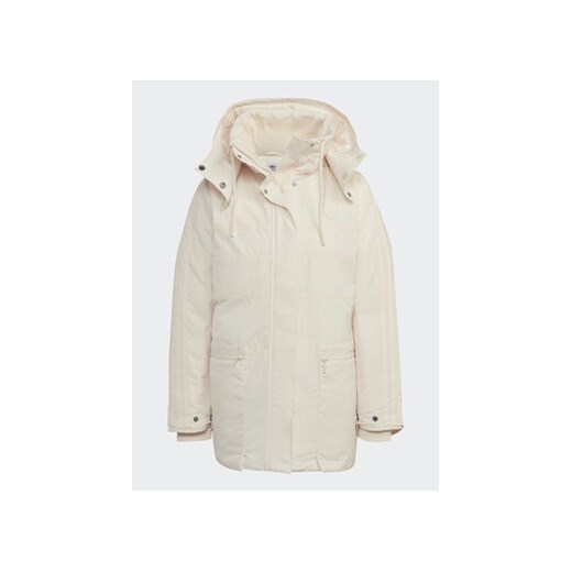 adidas Parka HK5249 Écru Relaxed Fit 32 MODIVO