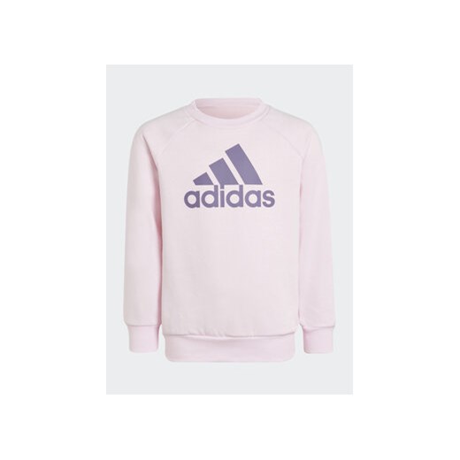 adidas Dres Essentials Logo IK3103 Różowy Regular Fit 3_4Y MODIVO