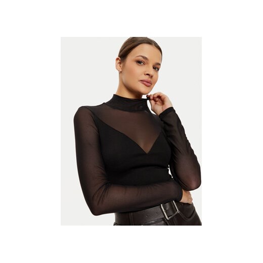 Morgan Bluzka 242-TIMARA Czarny Slim Fit Morgan M MODIVO