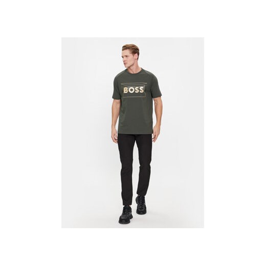 Boss T-Shirt 50514527 Zielony Regular Fit L MODIVO