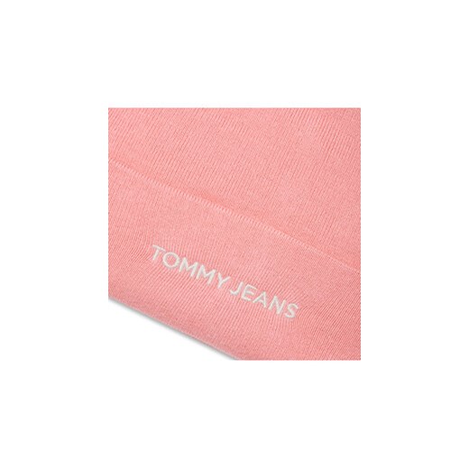Tommy Jeans Czapka Tjw Linear Logo Beanie AW0AW15843 Różowy Tommy Jeans uniwersalny MODIVO