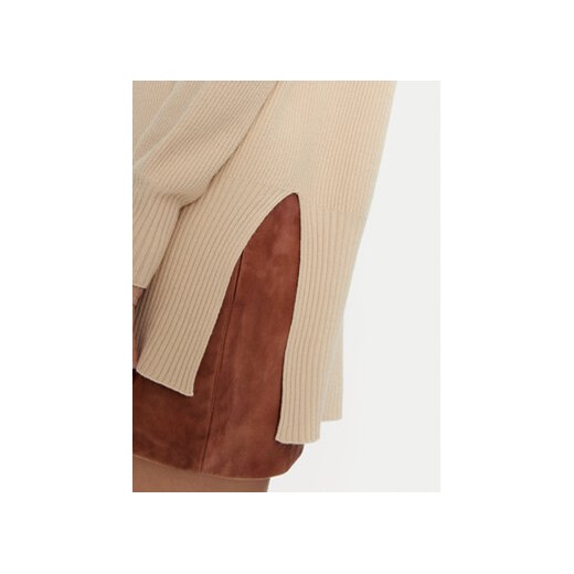 Kontatto Sweter 3M0128 Beżowy Relaxed Fit Kontatto one size MODIVO