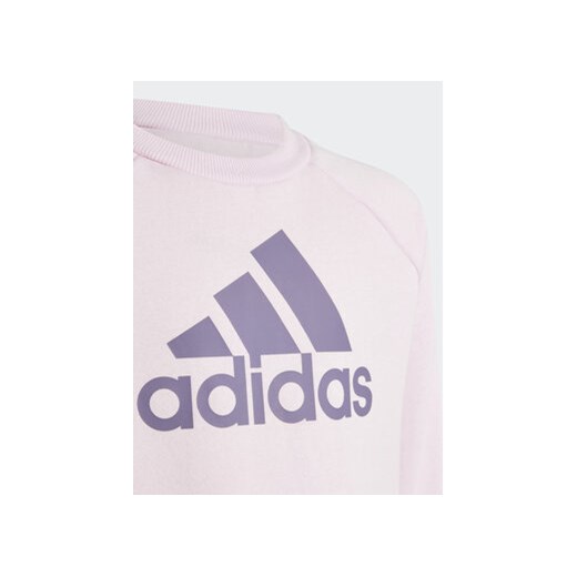 adidas Dres Essentials Logo IK3103 Różowy Regular Fit 3_4Y MODIVO