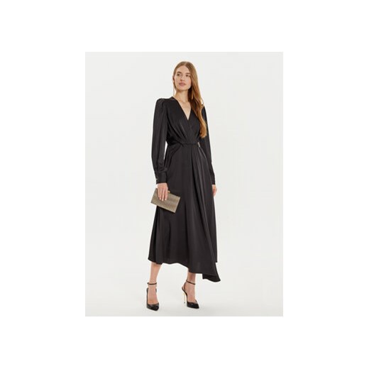 Fracomina Sukienka koktajlowa FR24WD3002W41101 Czarny Regular Fit Fracomina M MODIVO