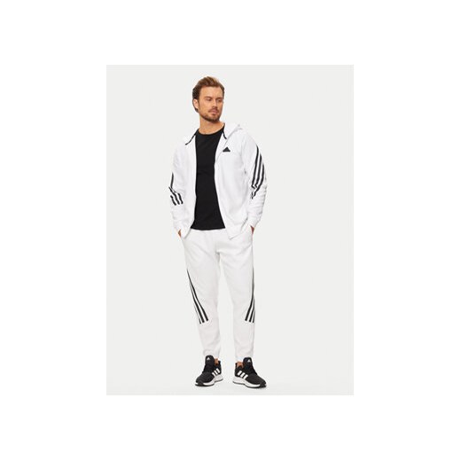 adidas Spodnie dresowe Future Icons 3-Stripes JJ4157 Biały Regular Fit XXL MODIVO