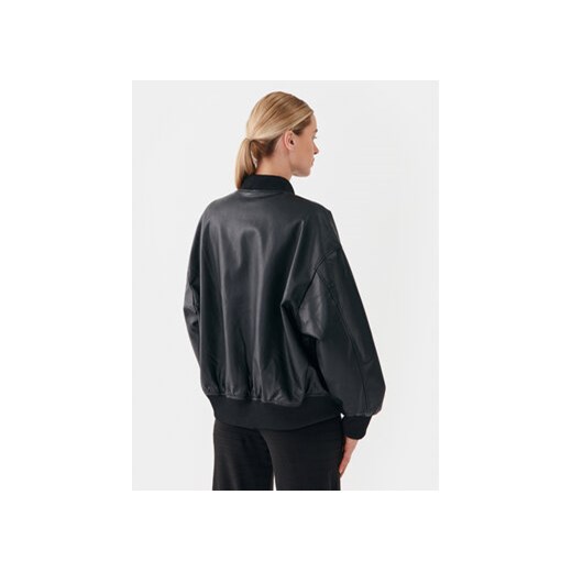ONLY Kurtka z imitacji skóry 15294104 Czarny Regular Fit M MODIVO
