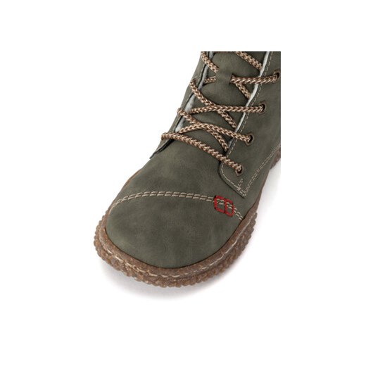 Rieker Botki Y8441-54 Zielony Rieker 36 MODIVO