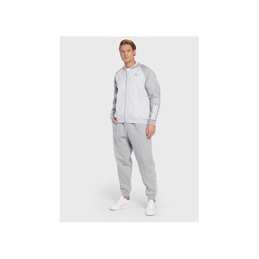 adidas Bluza Fleece Sst HI2995 Szary Relaxed Fit S MODIVO