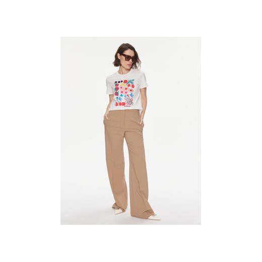 Weekend Max Mara T-Shirt Cinema 2415971061 Écru Regular Fit XS MODIVO