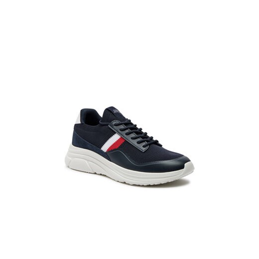 Tommy Hilfiger Sneakersy Modern Runner Premium Knit FM0FM05135 Granatowy Tommy Hilfiger 43 MODIVO